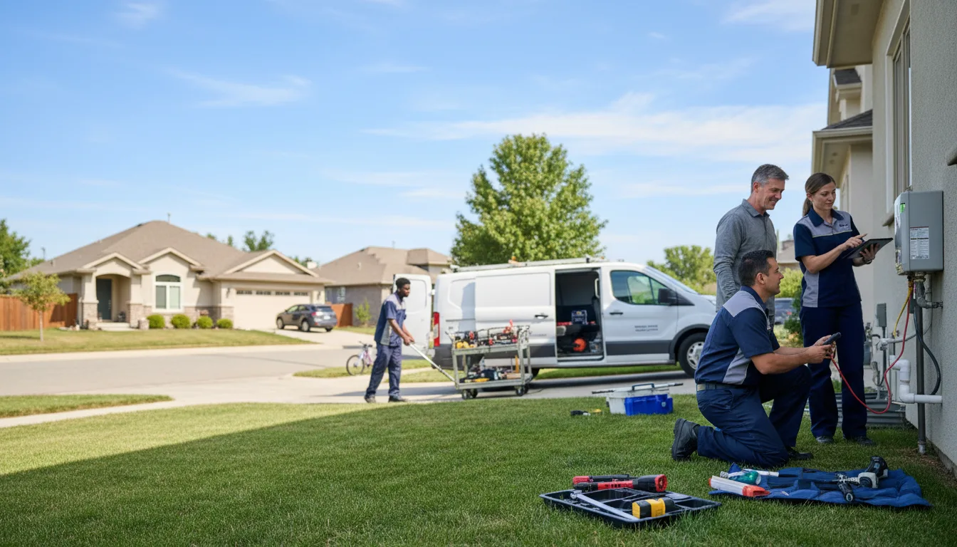 Tankless water heater service in Leonore, IL